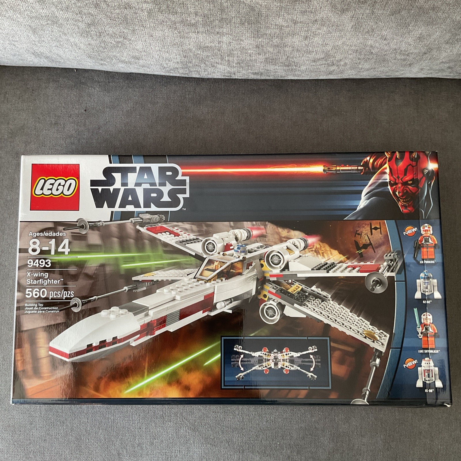 LEGO Star Wars 9493 X-Wing Starfighter New Sealed Retired 2012 box damaged LEGO Star Wars 9493 X-Wing Starfighter New Sealed Retired 2012 box damaged
