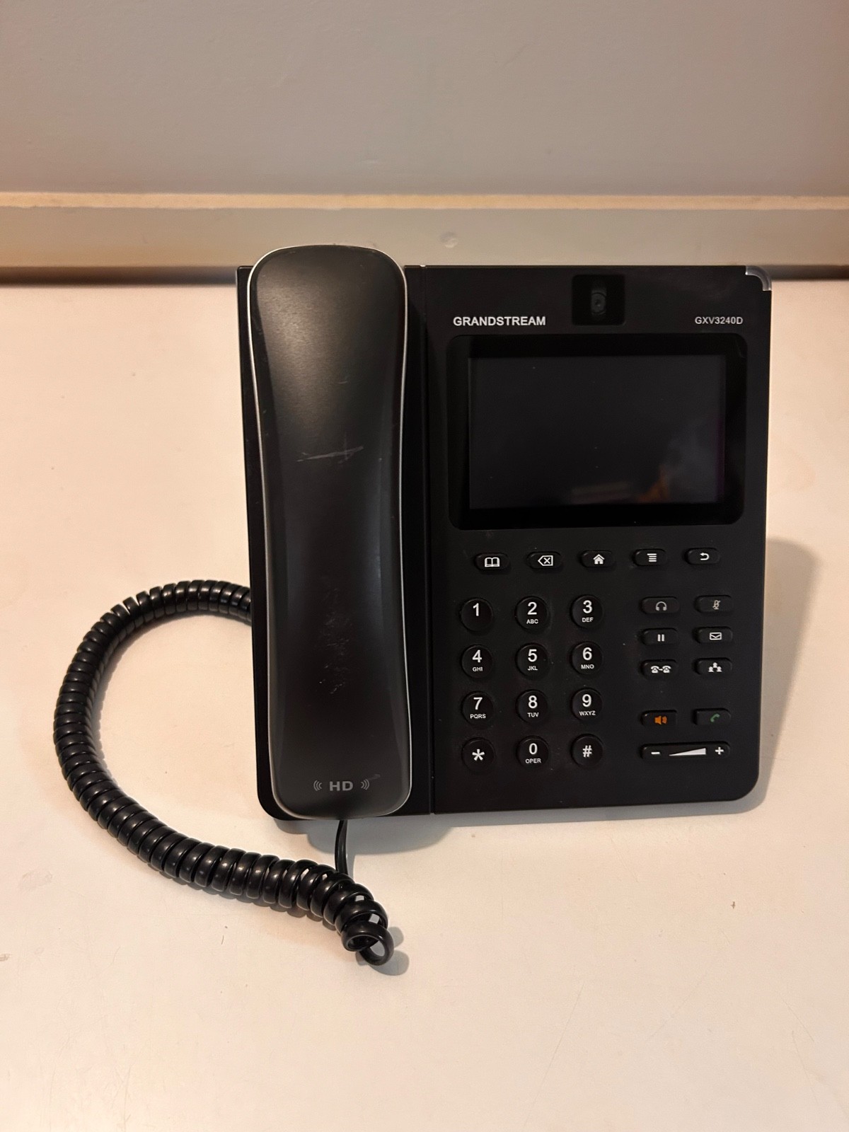 Grandstream GXV3240 Android Video IP Phone Stand included no power cord- Black Grandstream GXV3240 Android Video IP Phone Stand included no power cord- Black