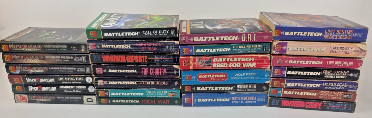 28 Battletech (22) MechWarrior Dark Age (6) Mixed Paperbacks ~ Most 1st Printing