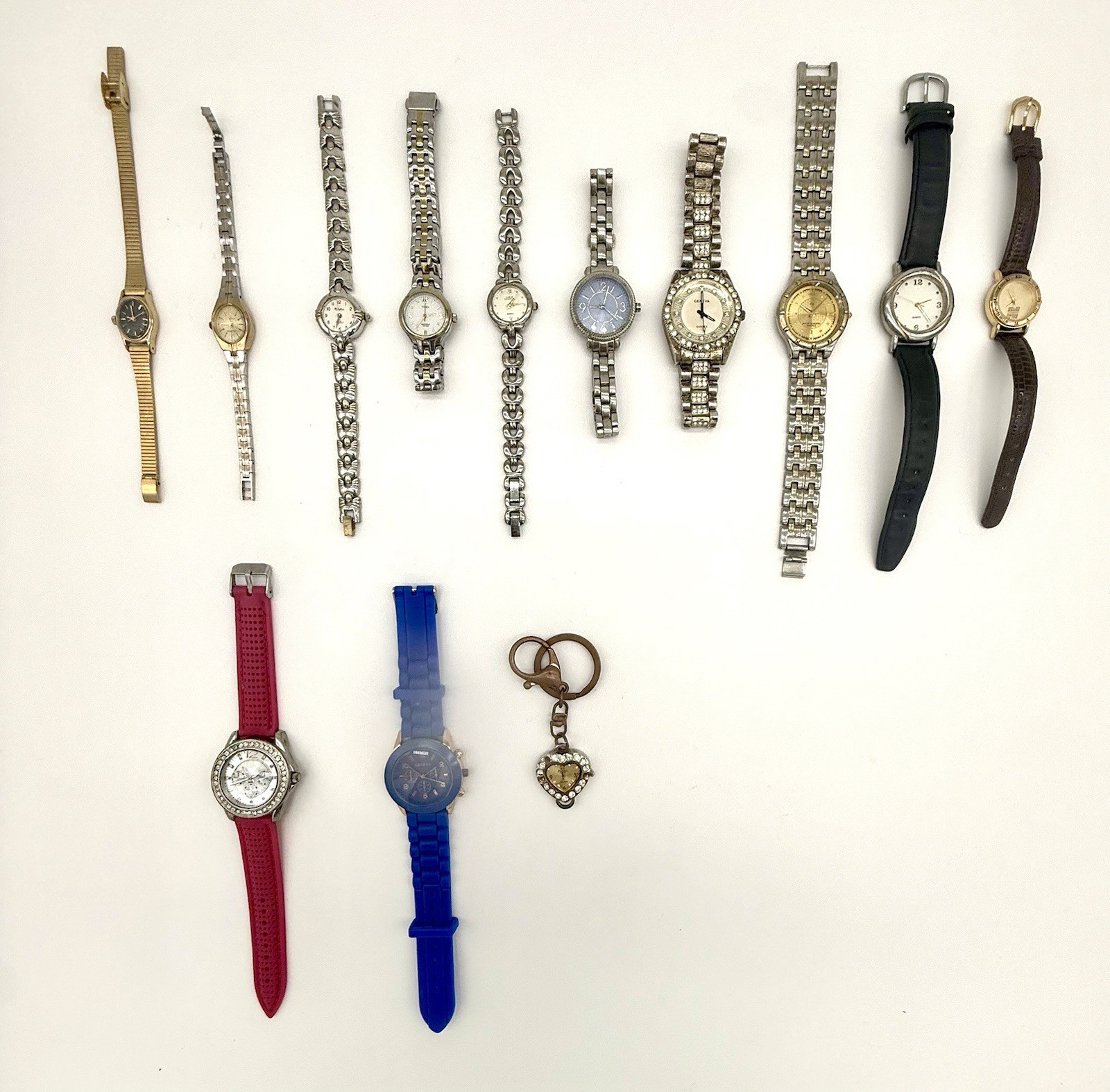 13 Vintage Ladies Watches Gruen Seiko Jules Jurgensen Norwest Jewelry Lot Quartz