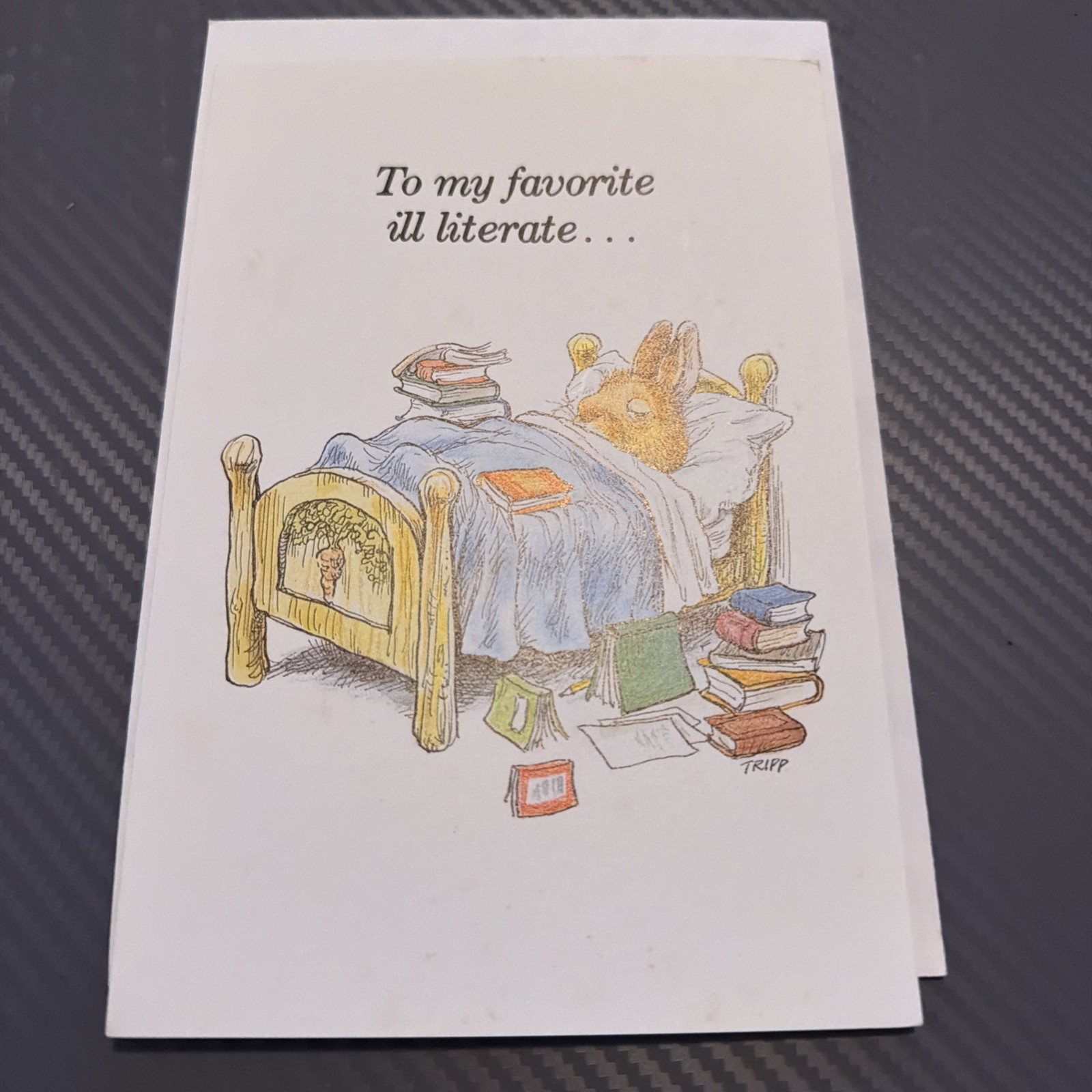 Vtg 1975 Pawprints Get Well Card 75-PP-436 Wallace Tripp Favorite Illiterate Vtg 1975 Pawprints Get Well Card 75-PP-436 Wallace Tripp Favorite Illiterate