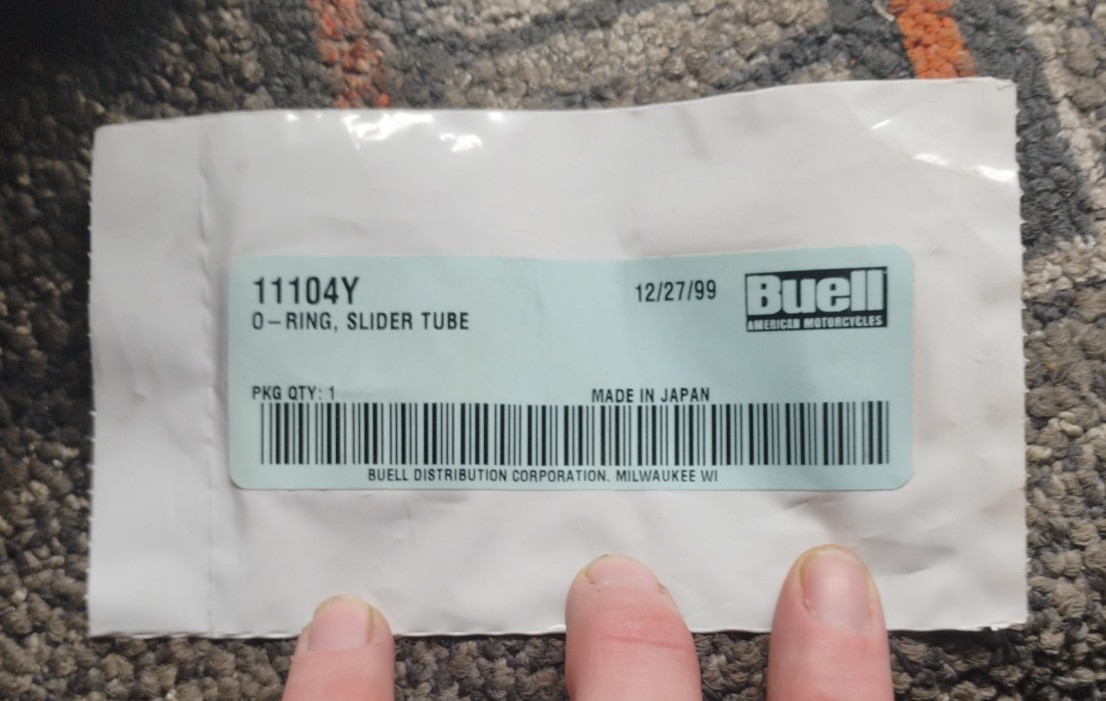 Buell OEM 1 1 1 0 4Y ORing Slider Tube