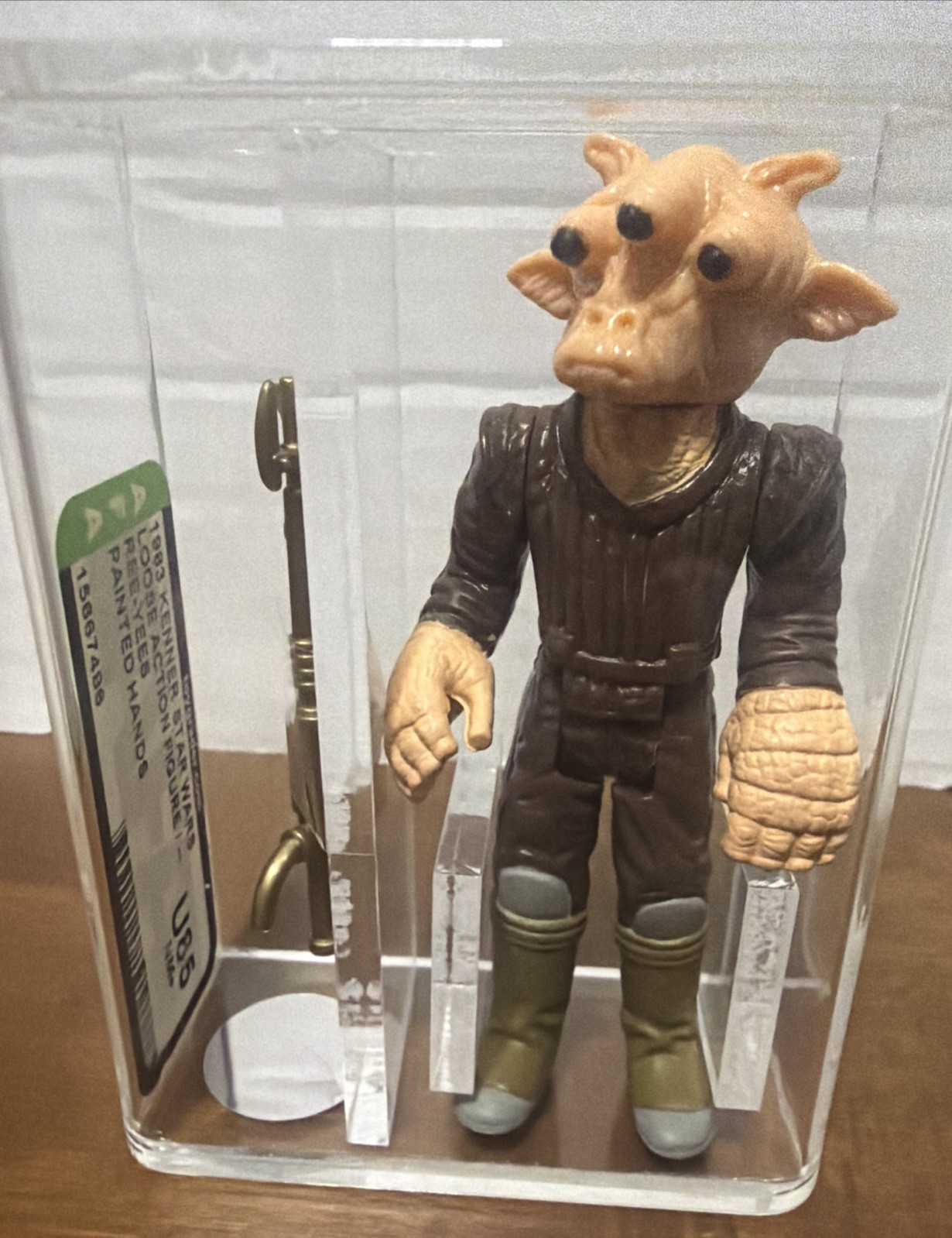 Vintage 1983 Star Wars Ree- Yees Graded AFA UNCIRCULATED 85 Nm+ Nice *111 Vintage 1983 Star Wars Ree- Yees Graded AFA UNCIRCULATED 85 Nm+ Nice *111