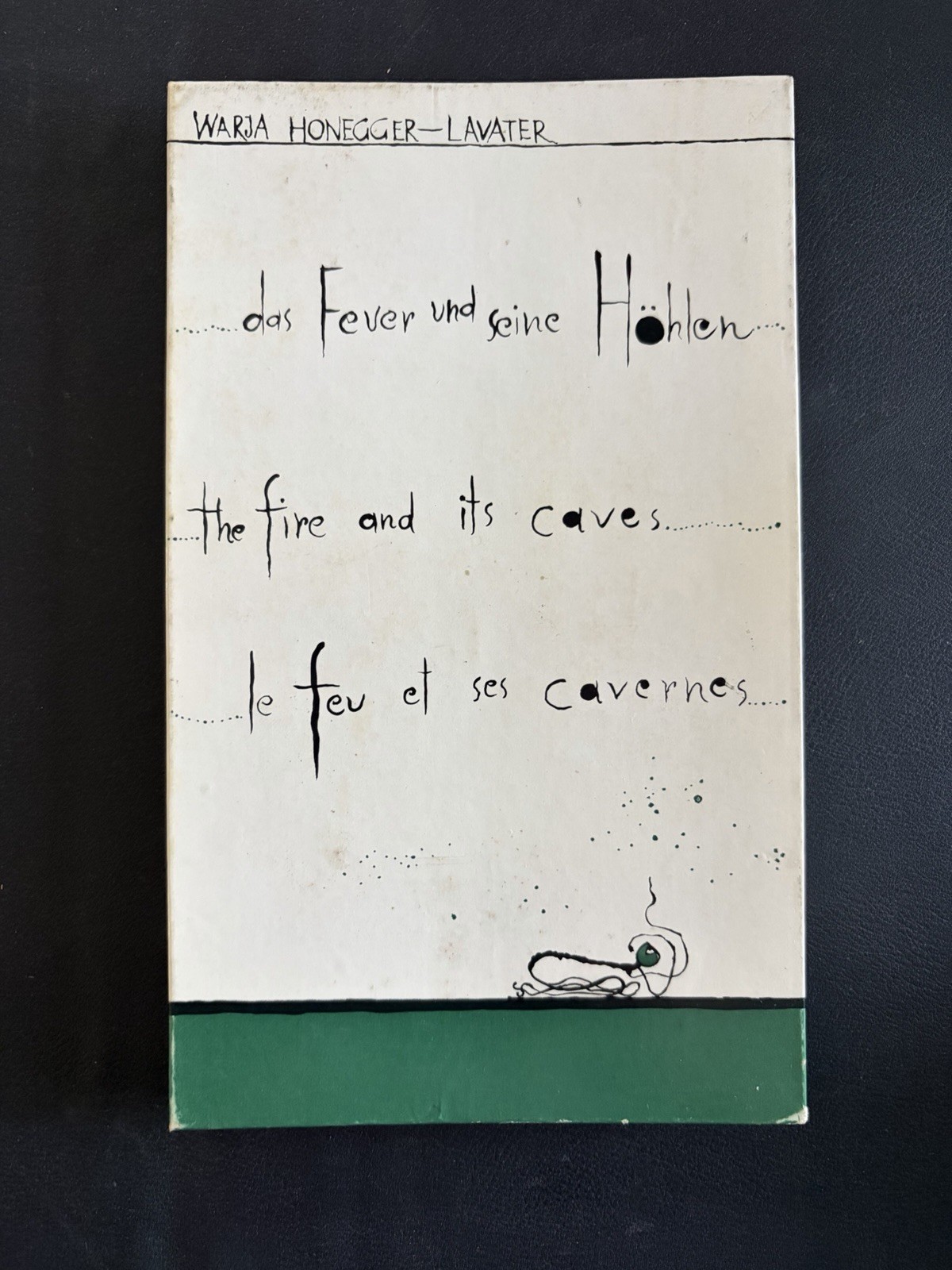 Warja Honegger-Lavater The Fire and Its Caves Accordion Artist Book Leporello