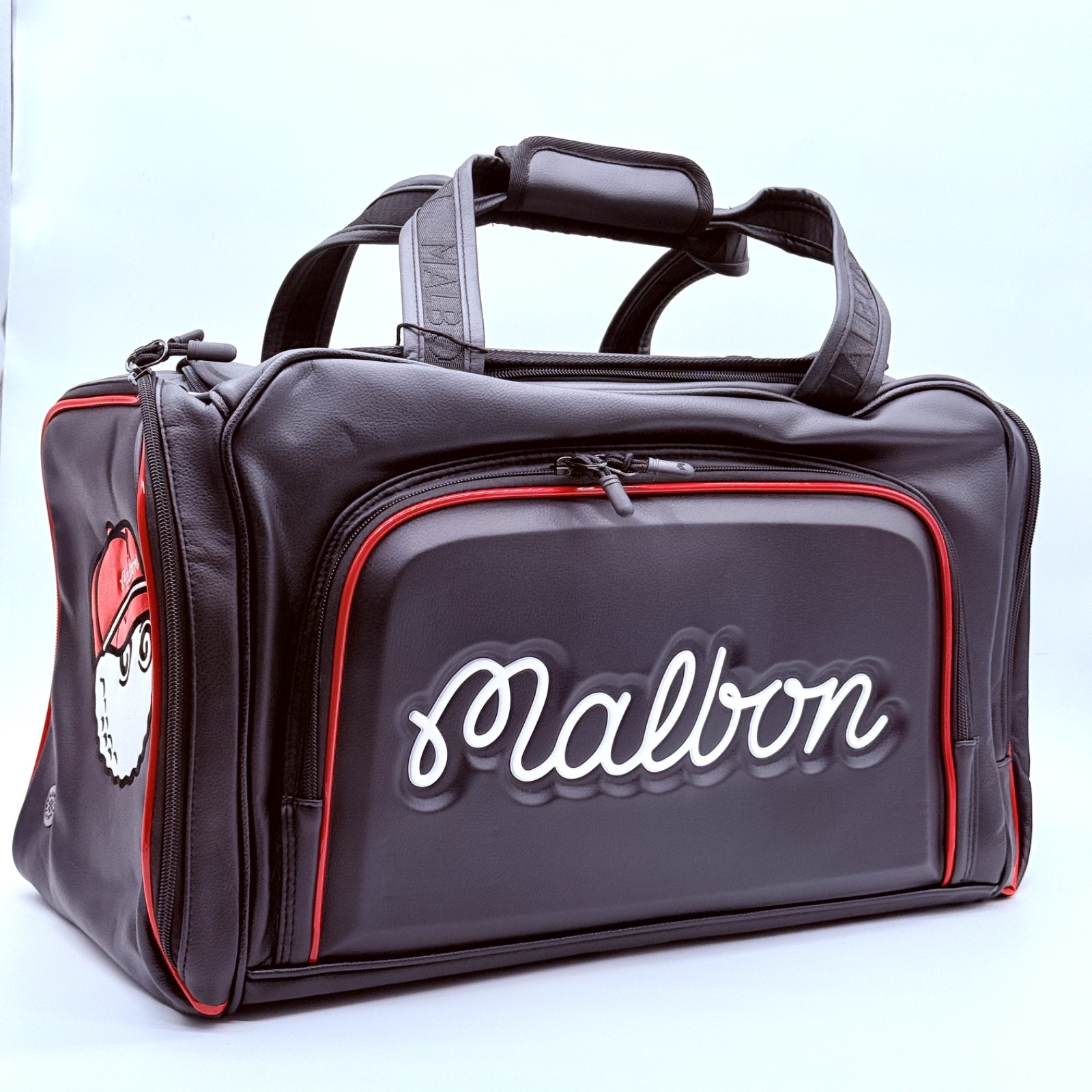 New Malbon Golf Tour Boston Bag Preserve Collection - Black