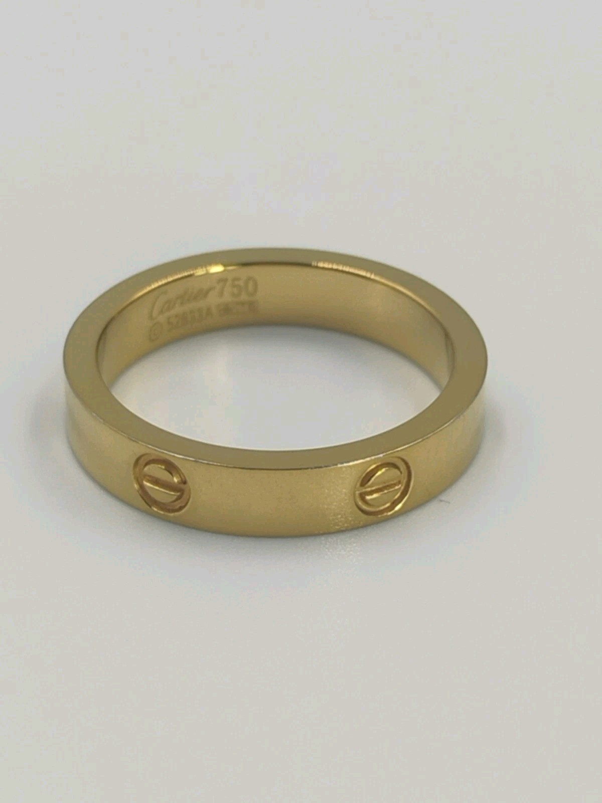 New LOVE&Ring 18k Yellow Gold Plated 3.6 mmCatleWedding Band Size US 8 New LOVE&Ring 18k Yellow Gold Plated 3.6 mmCatleWedding Band Size US 8