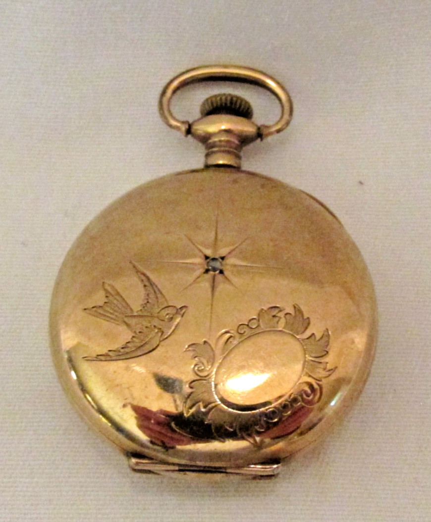 Antique Swiss Buran Watch Co., Size 4 Gold Filled Hunters Case Pocket Watch