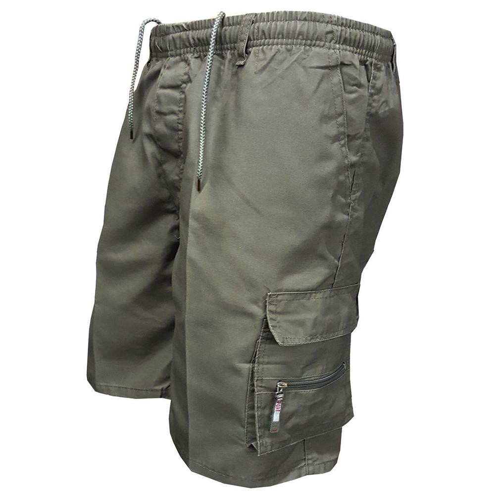 Mens Cargo Shorts Multi-Pocket Utility Outdoor Hiking Work Summer Casual Pants
