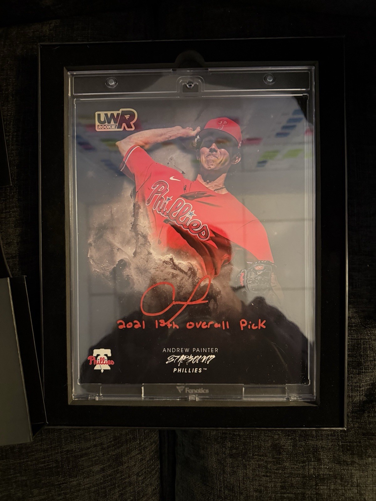 Fanatics 2026 Emanate Under Wraps Andrew Painter Phillies 1/1 Hard Signed Auto Fanatics 2026 Emanate Under Wraps Andrew Painter Phillies 1/1 Hard Signed Auto