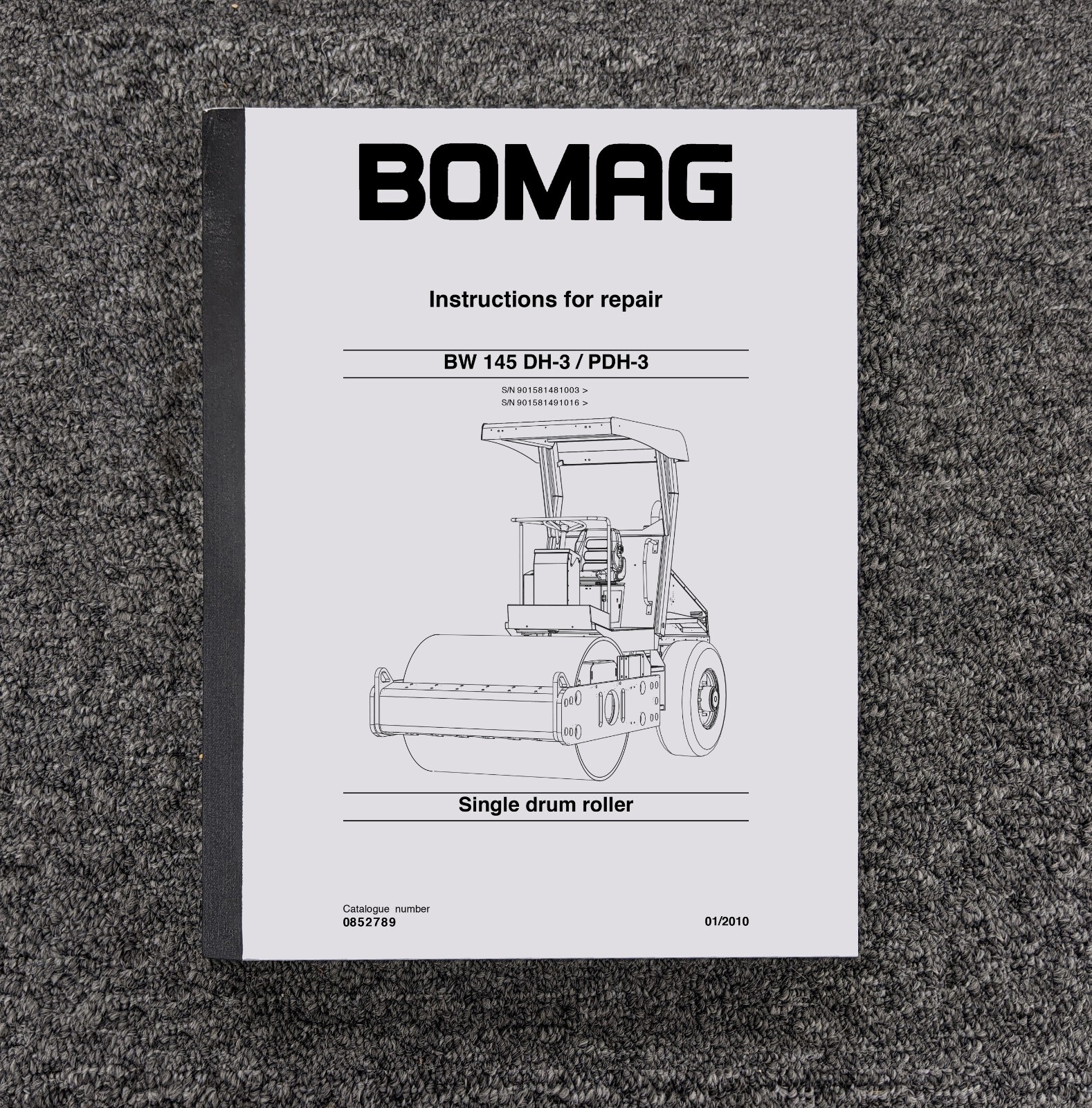 Bomag BW 145 PDH-3 Single Drum Vibratory Roller Compactor Service Repair Manual Bomag BW 145 PDH-3 Single Drum Vibratory Roller Compactor Service Repair Manual