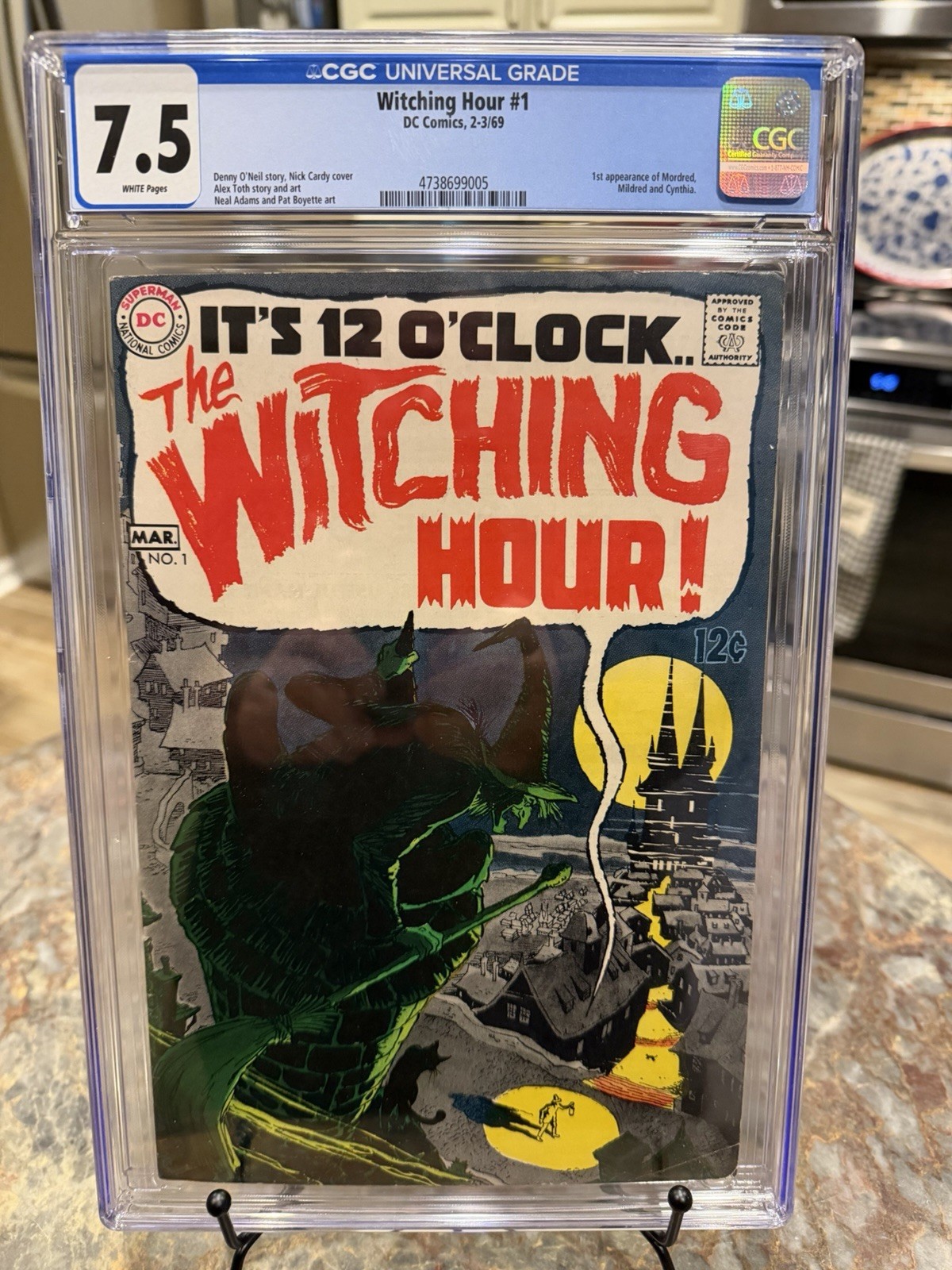 Witching Hour #1 1969DC Comics VG/FN Comic Book CGC 7.5 White Pages Witching Hour #1 1969DC Comics VG/FN Comic Book CGC 7.5 White Pages
