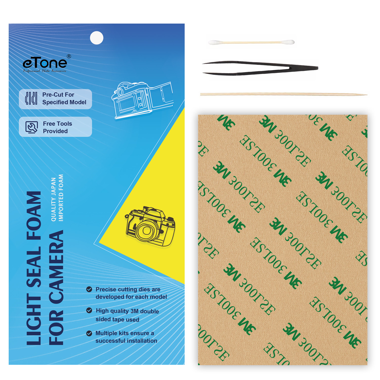 Pre-cut Custom Light Seal Foam Sponge Kits For Mamiya RB67/RB67 Pro/RB67 Pro S