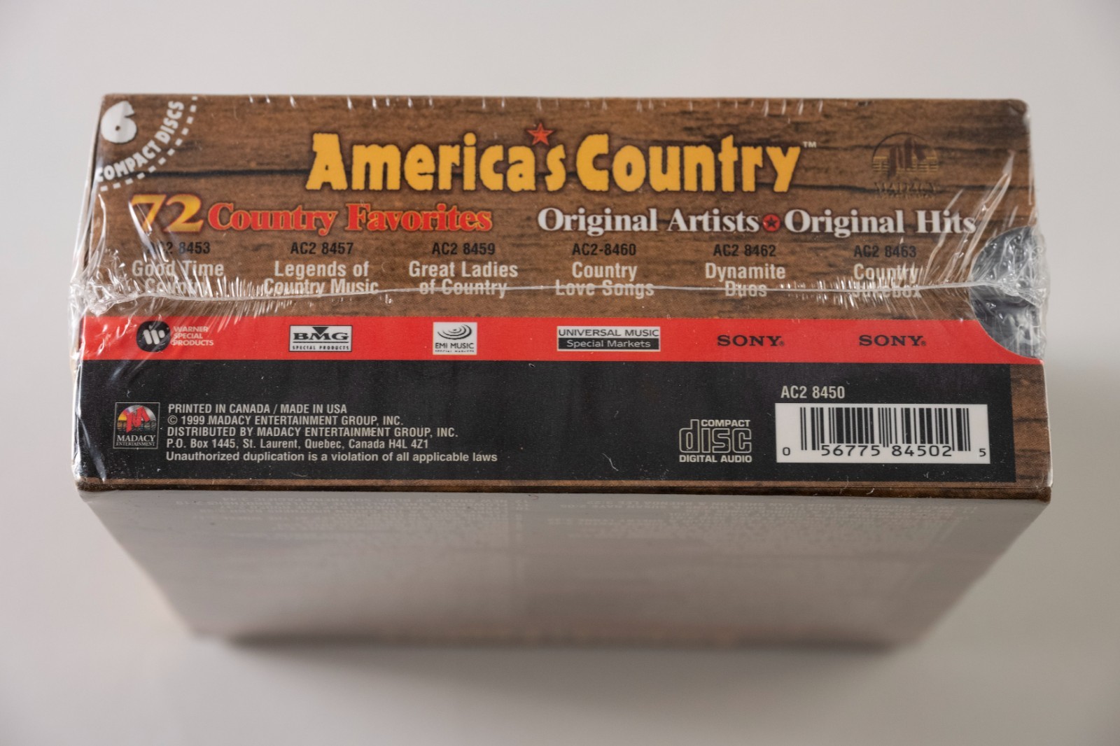 America\'s Country 72 Country Favorites 6 CD Collection SONY - factory SEALED America\'s Country 72 Country Favorites 6 CD Collection SONY - factory SEALED