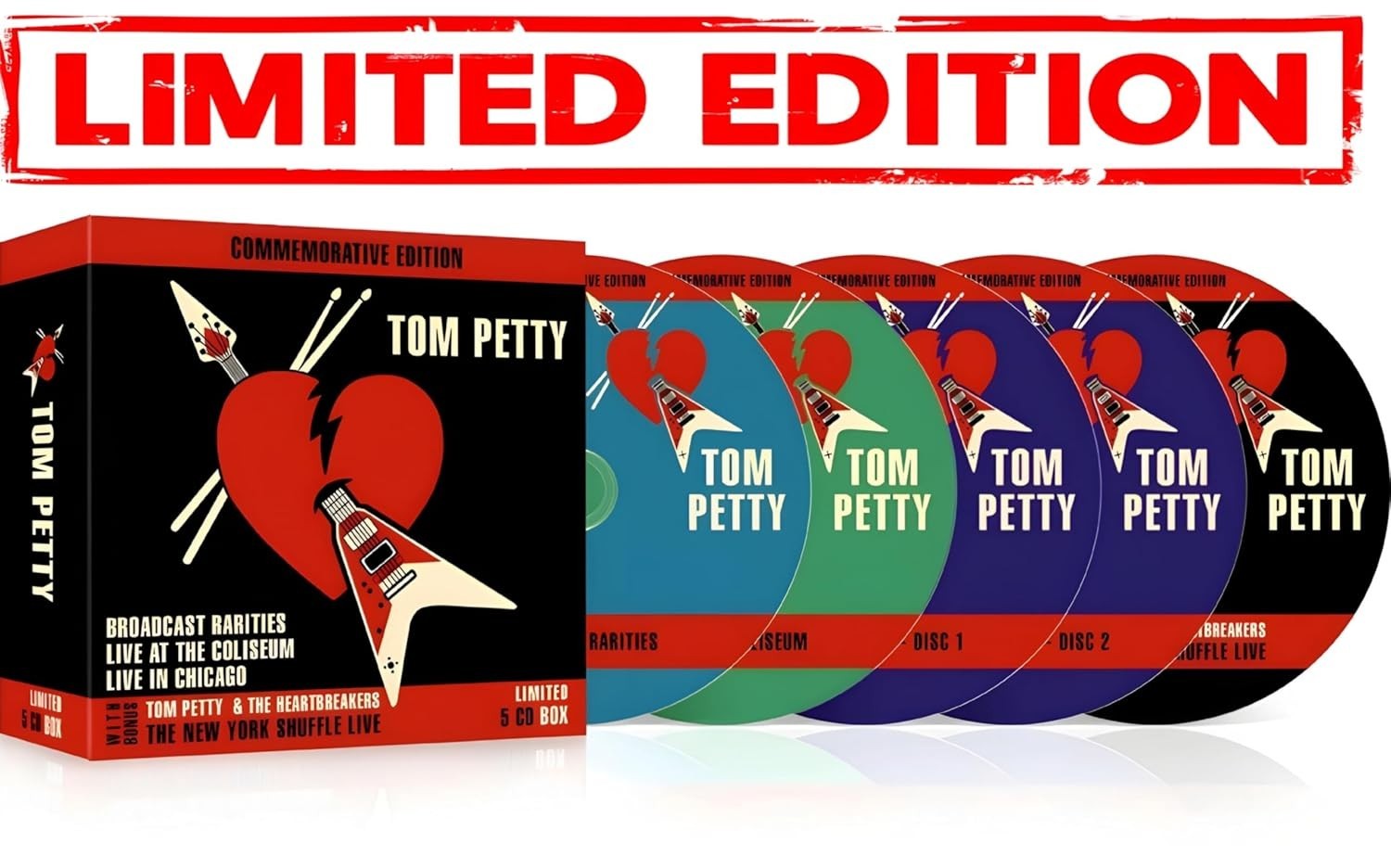 Tom Petty - Commemorative Edition 5 CD Set - Limited Edition