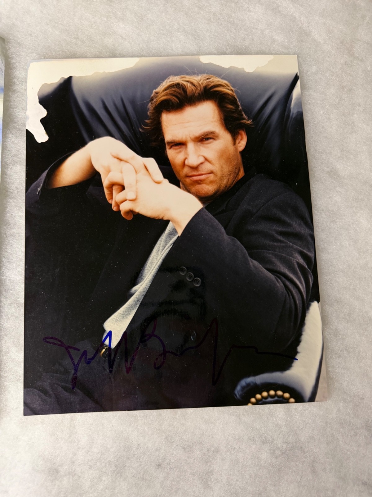 Jeff Bridges Signed Autographed 8x10 Photo Iconographs COA In Person 2000