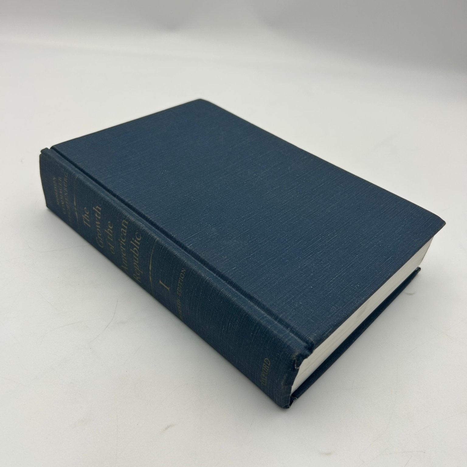 Growth of the American Republic Vol 1 Morison Commager Leuchtenburg 1980 7th Ed