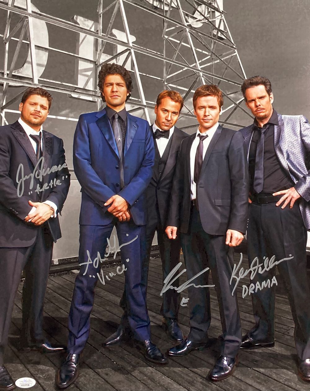 Entourage Cast Signed 16x20 Entourage Photo Adrien Grenier & Others JSA ITP 4998 Entourage Cast Signed 16x20 Entourage Photo Adrien Grenier & Others JSA ITP 4998
