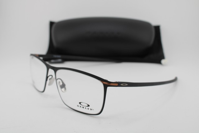 NEW OAKLEY OX5138-0157 TIE BAR SATIN BLACK AUTHENTIC EYEGLASSES 57-16