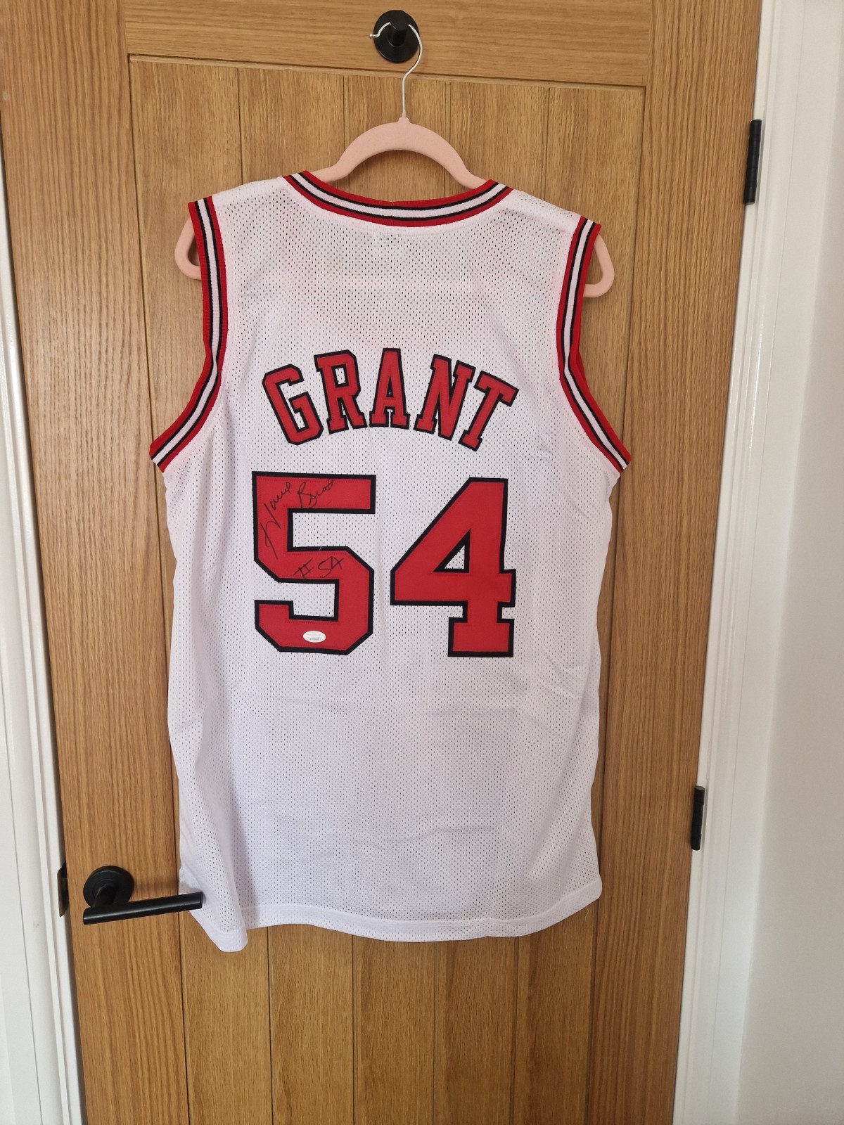 Horace Grant Signed Chicago Bulls Jersey JSA COA