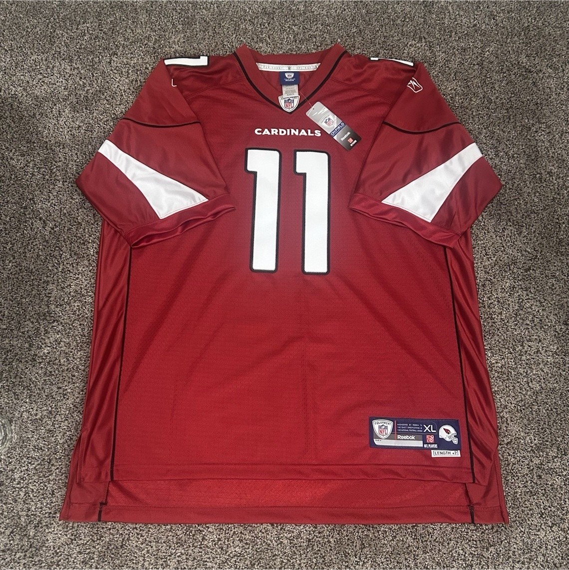 NWT Reebok Arizona Cardinals Larry Fitzgerald #11 Men’s XL Red/White NFL Jersey NWT Reebok Arizona Cardinals Larry Fitzgerald #11 Men’s XL Red/White NFL Jersey