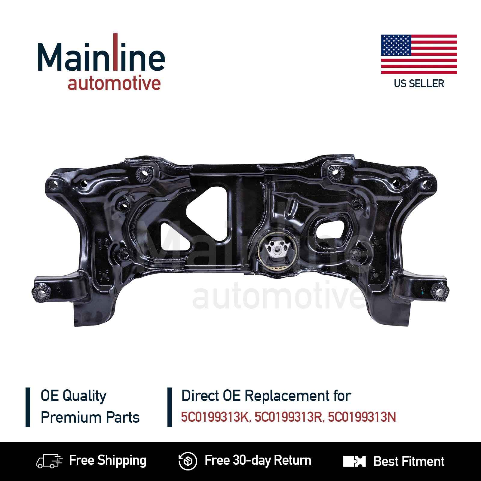 Front Suspension Subframe Crossmember For 12-14 Volkswagen Beetle OE Replacement
