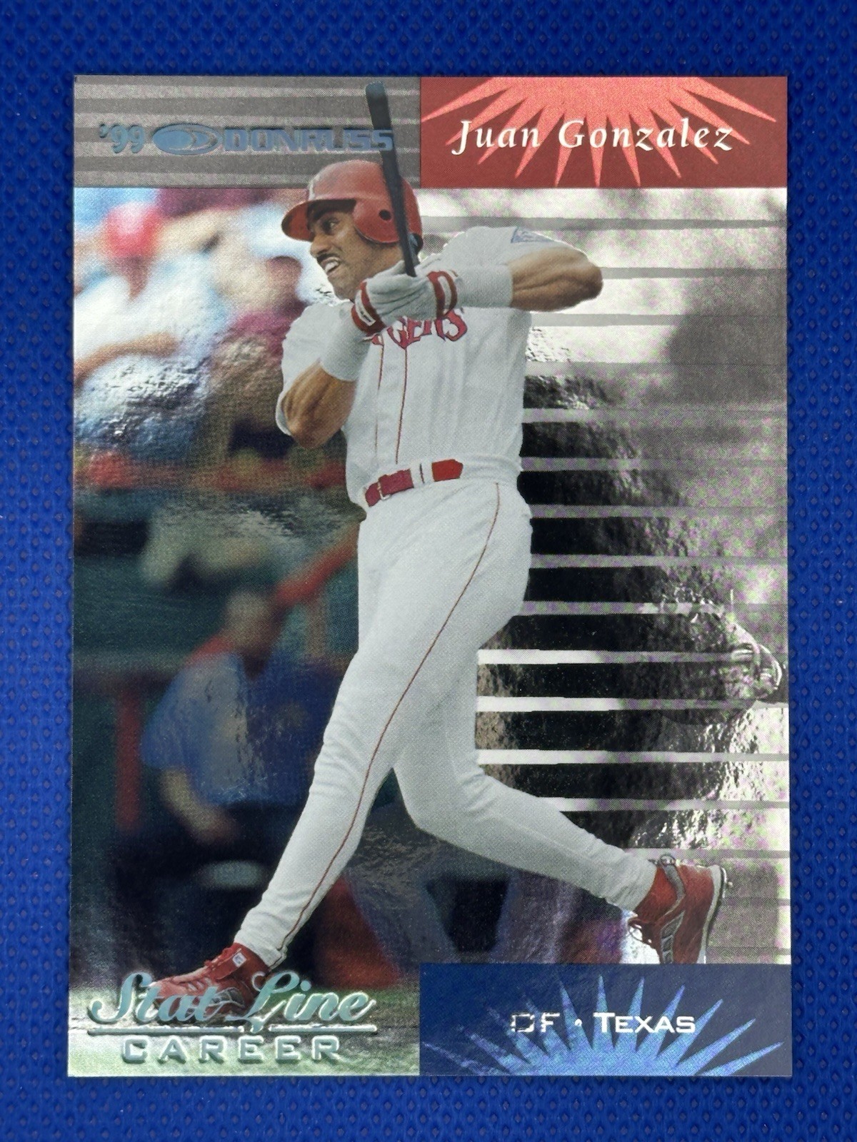 2001 Donruss Career Stat Line JUAN GONZALEZ 104/301 *NrMT*