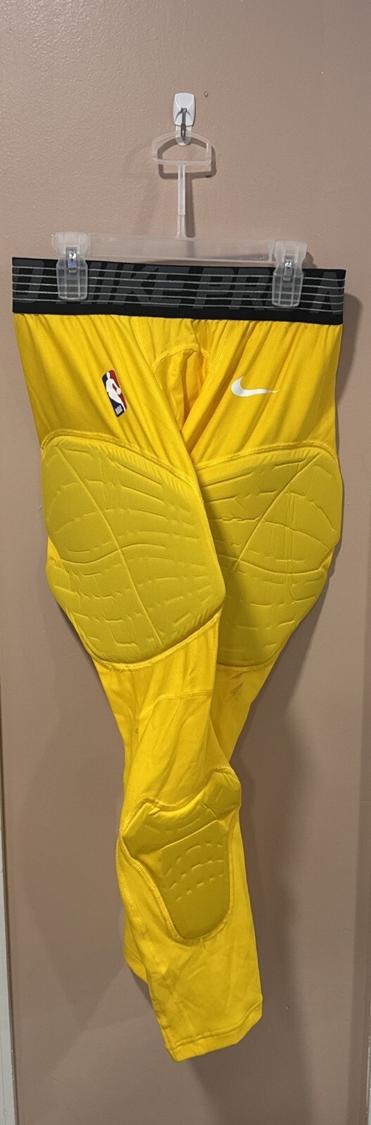 Nike Pro HyperStrong Player Issued Padded Tights Yellow 881963-728 SZ XL-Tall Nike Pro HyperStrong Player Issued Padded Tights Yellow 881963-728 SZ XL-Tall