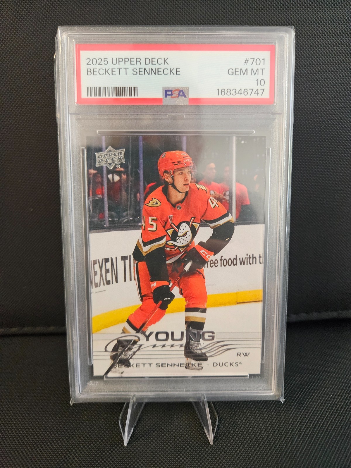 2025-26 Upper Deck Extended - Young Guns Beckett Sennecke #701 (RC) PSA 10