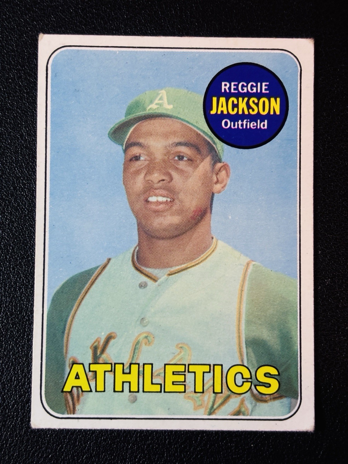 1969 Topps - Reggie Jackson #260 RC Athletics Rookie Baseball Card HOF VG-EX PB