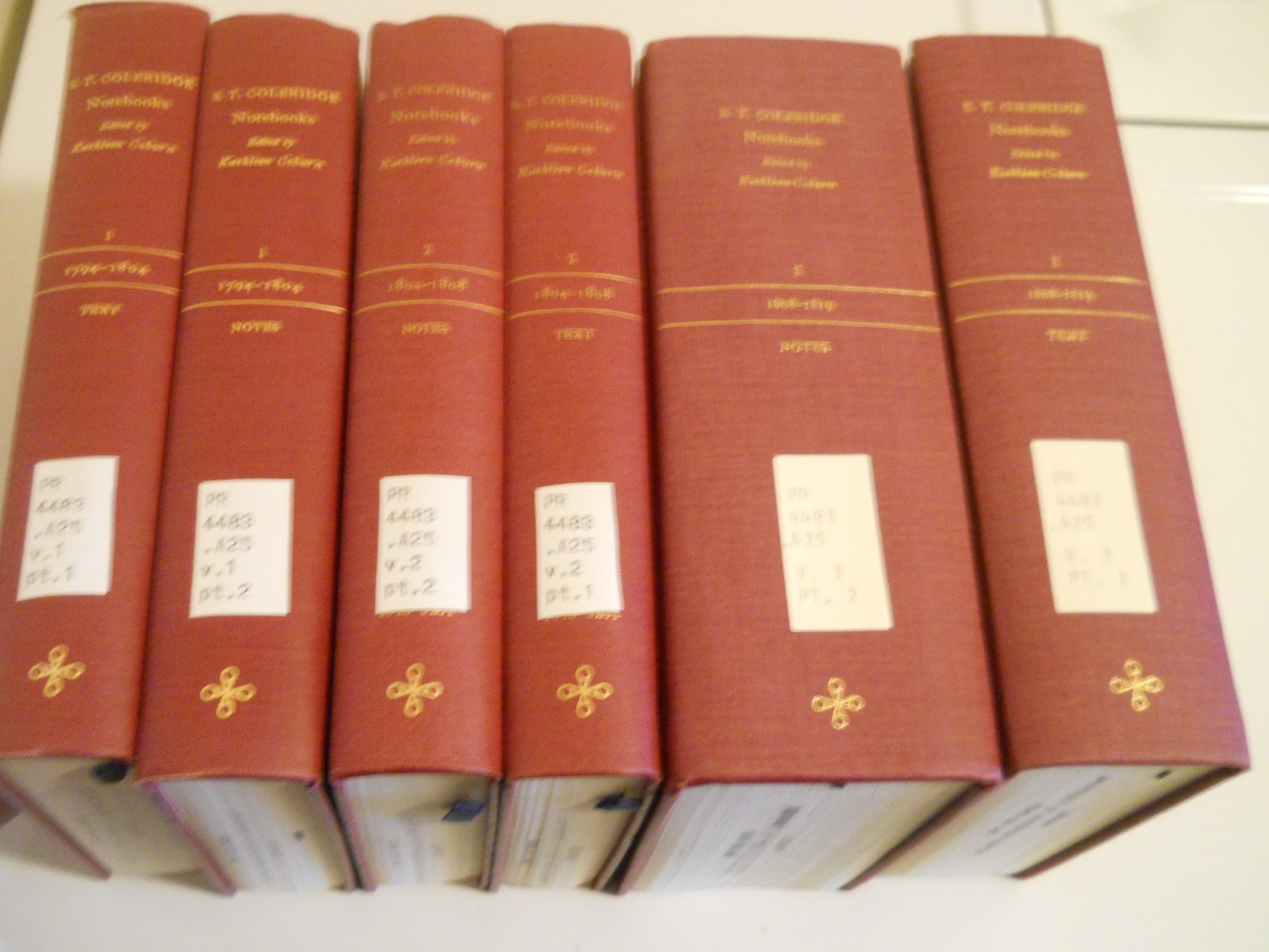 The Notebooks of Samuel Taylor Coleridge Kathleen Coburn Vol 1 2 3 Notes Text The Notebooks of Samuel Taylor Coleridge Kathleen Coburn Vol 1 2 3 Notes Text