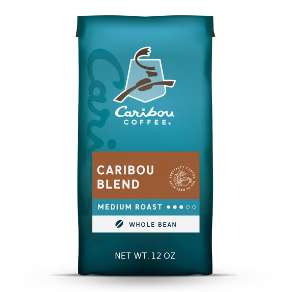 Caribou Coffee Caribou Blend Premium Medium Roast Whole Bean Coffee, 12 oz. Caribou Coffee Caribou Blend Premium Medium Roast Whole Bean Coffee, 12 oz.