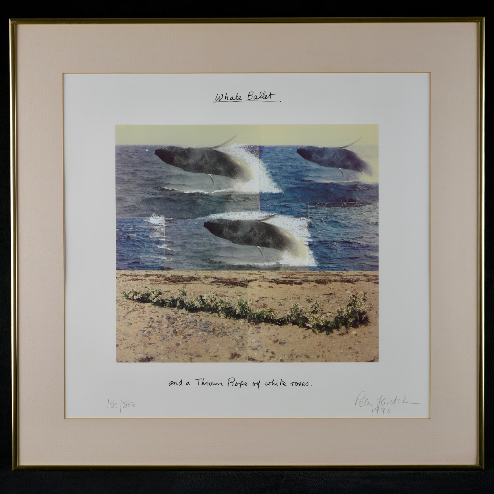 Vintage Peter Hutchinson Signed Limited Edition Screenprint \