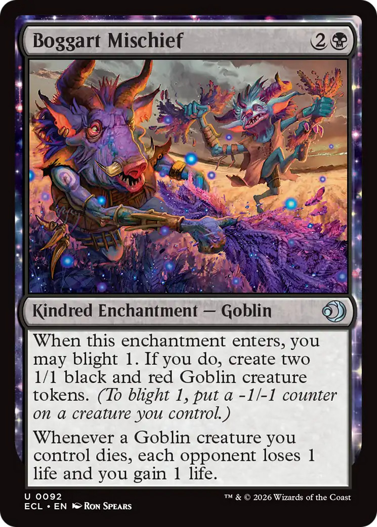 x1 Boggart Mischief ECL Lorwyn Eclipsed MTG 92 M/NM 1x x1 Boggart Mischief ECL Lorwyn Eclipsed MTG 92 M/NM 1x