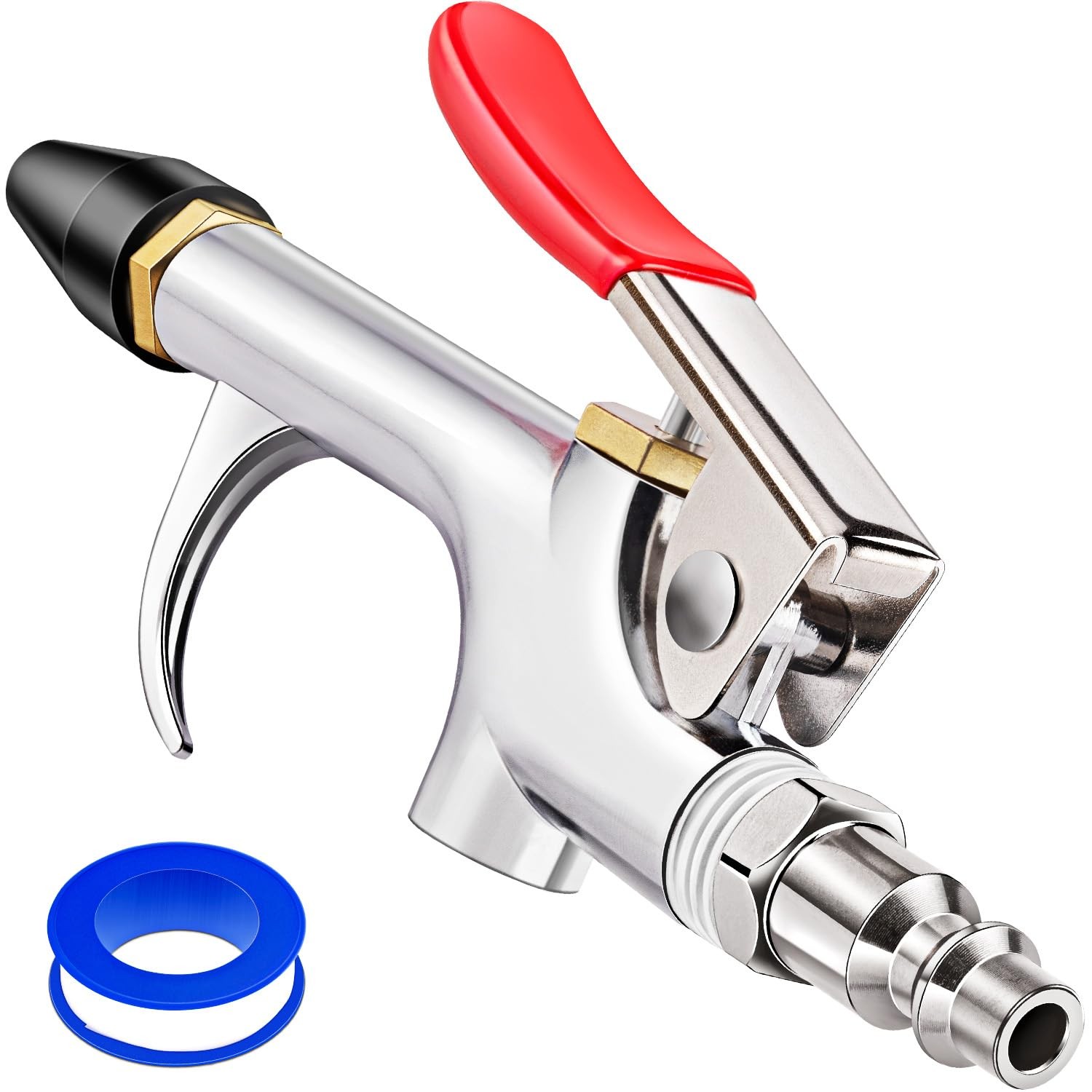 4Pcs Air Blow Kit w/ Rubber Tip Nozzles, 2-Way Air Nozzle w/ 1/4 4Pcs Air Blow Kit w/ Rubber Tip Nozzles, 2-Way Air Nozzle w/ 1/4