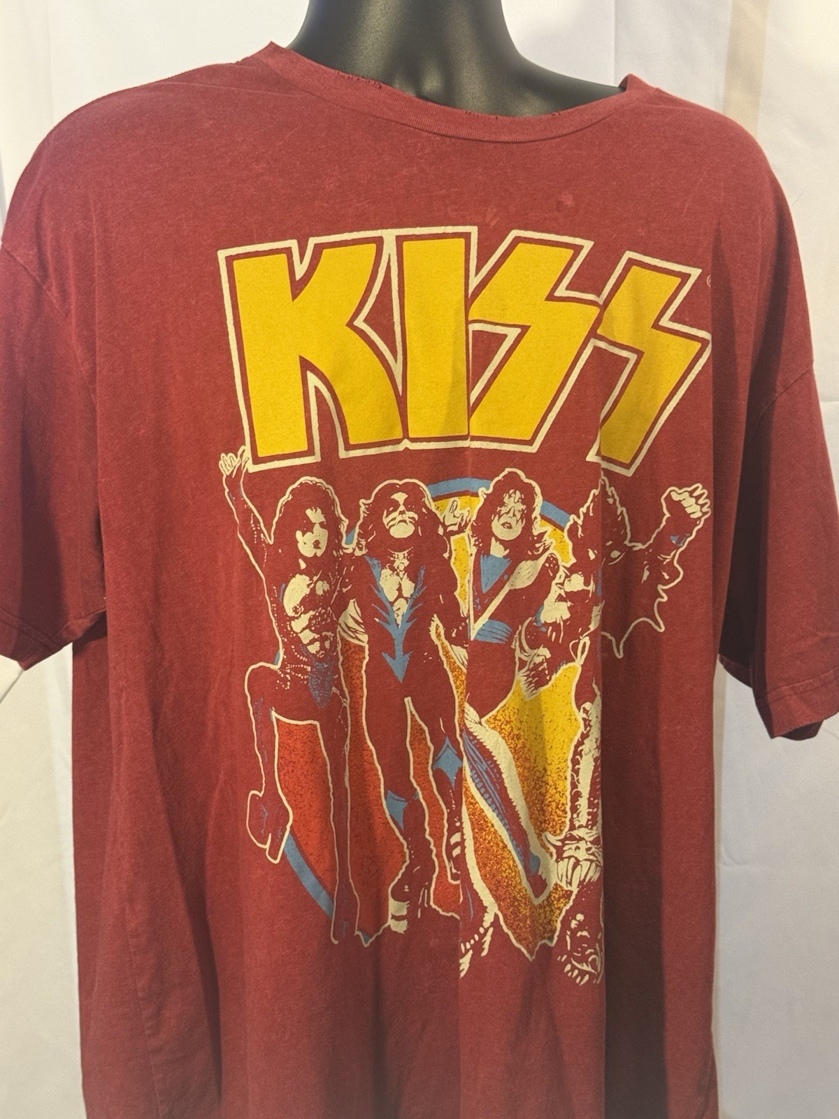 Kiss Convert Large Red T Shirt Vintage Kiss Convert Large Red T Shirt Vintage