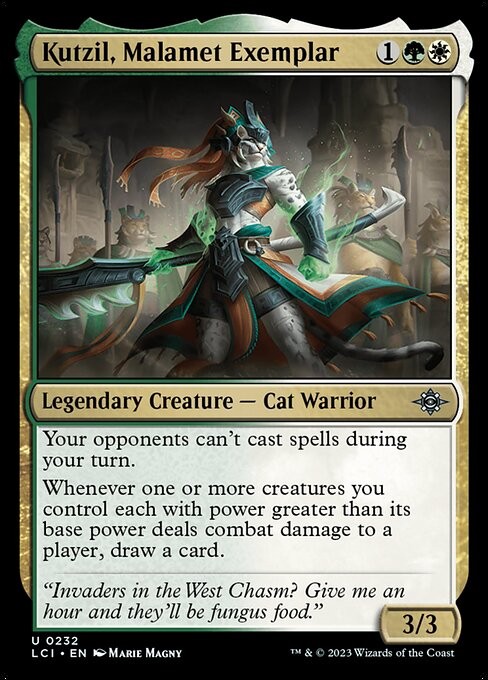 MTG Kutzil, Malamet Exemplar [LCI] #232 FOIL en