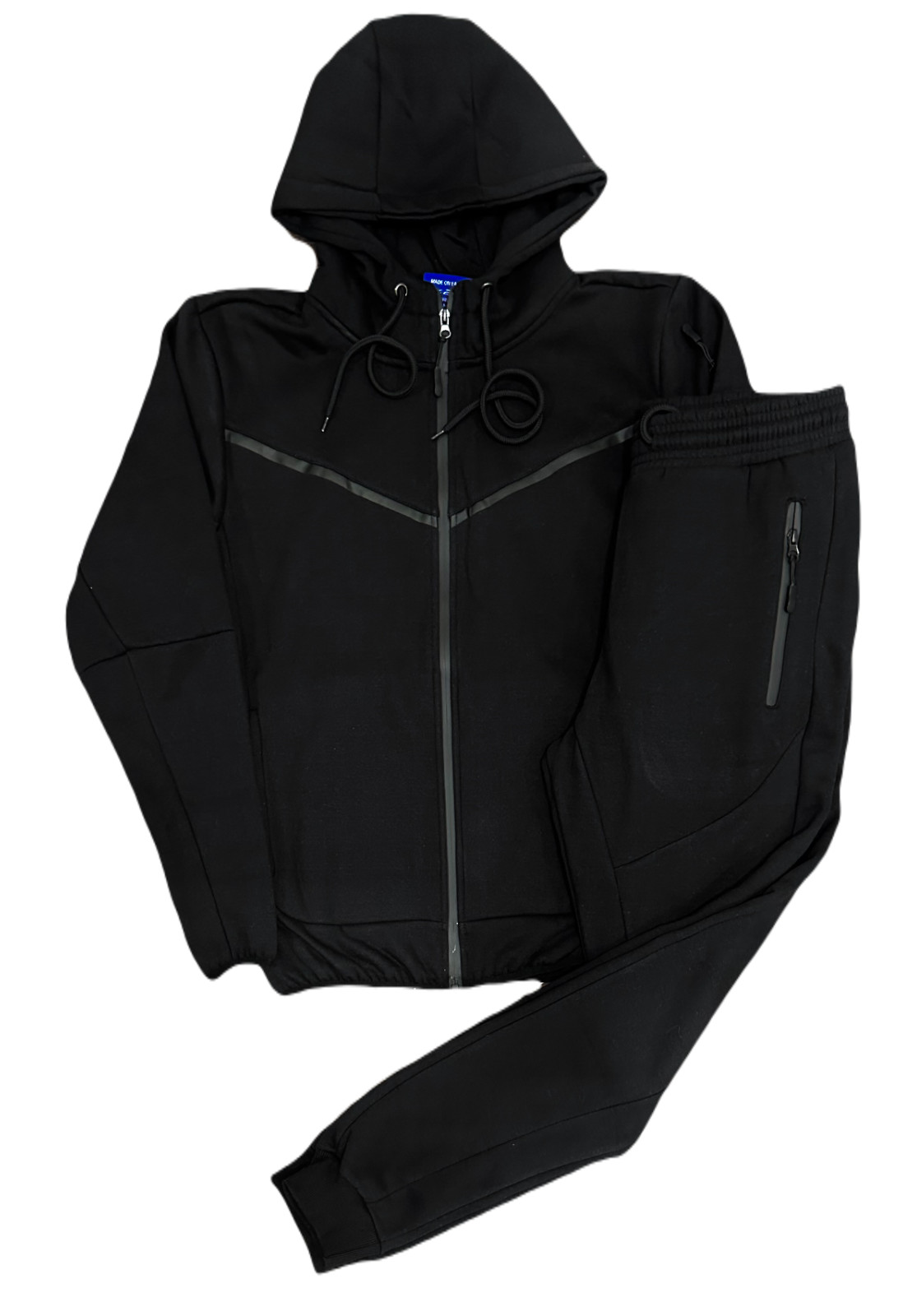 Men's Tech Sweatsuit Fleece Jogger Suit Warm Heavy  Material