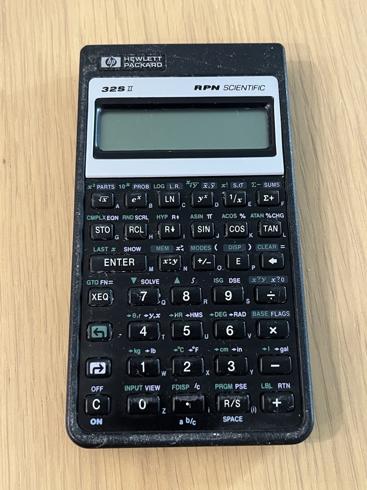 HEWLETT PACKARD HP 32S II RPN Scientific Calculator No Case HEWLETT PACKARD HP 32S II RPN Scientific Calculator No Case