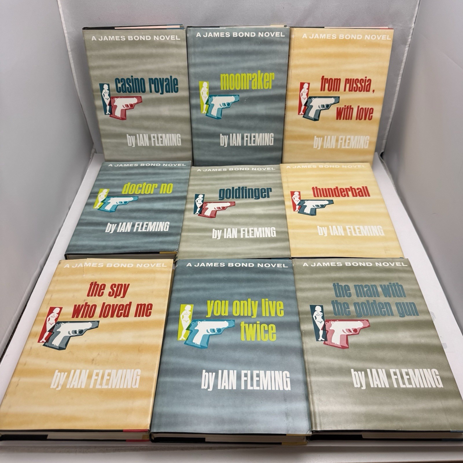 Ian Fleming James Bond Novels Lot of 9, Hardcover w/ Dust Jackets Ian Fleming James Bond Novels Lot of 9, Hardcover w/ Dust Jackets