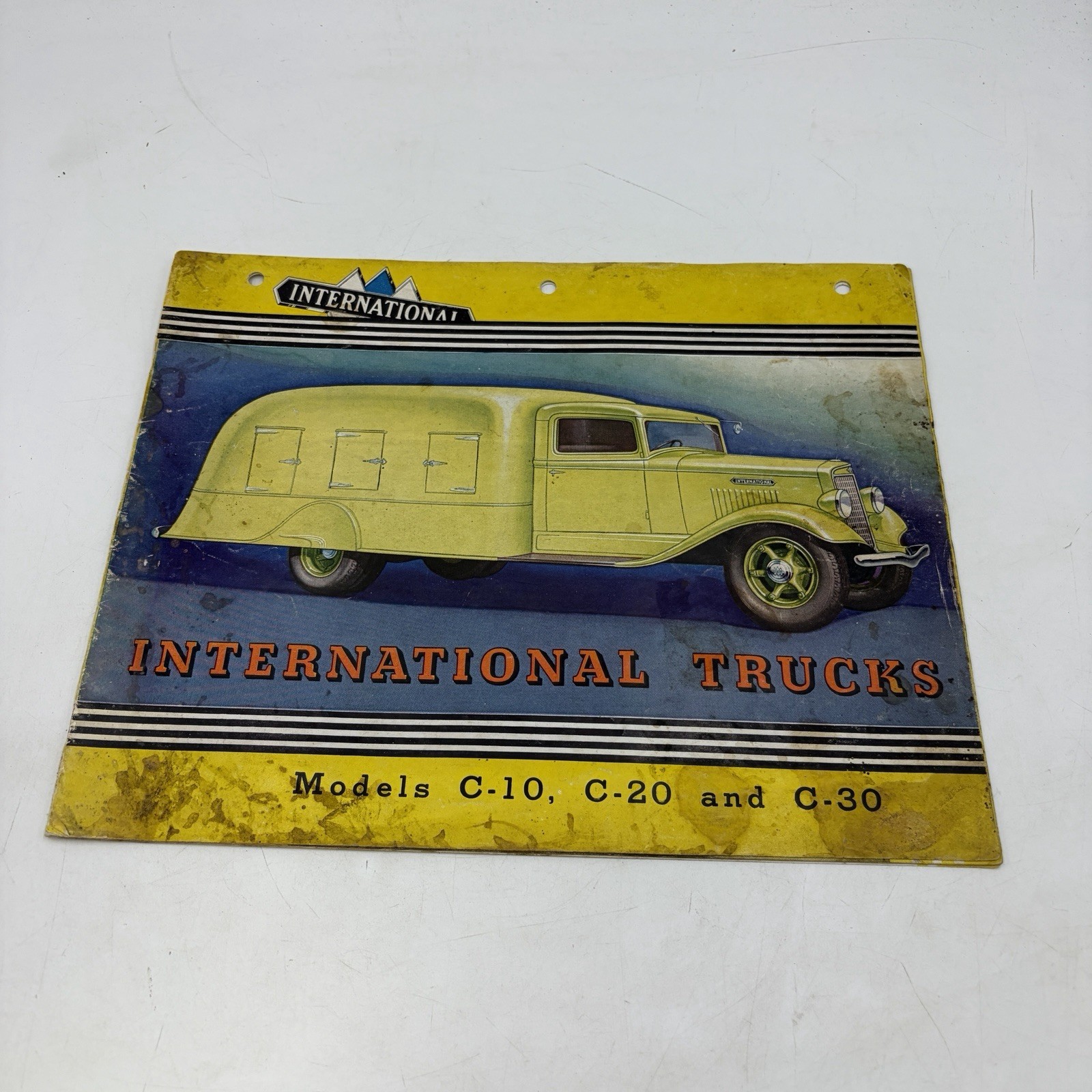 1939 International Harvester Trucks C-10 C-20 C-30 Sales Brochure IHC RARE 1939 International Harvester Trucks C-10 C-20 C-30 Sales Brochure IHC RARE