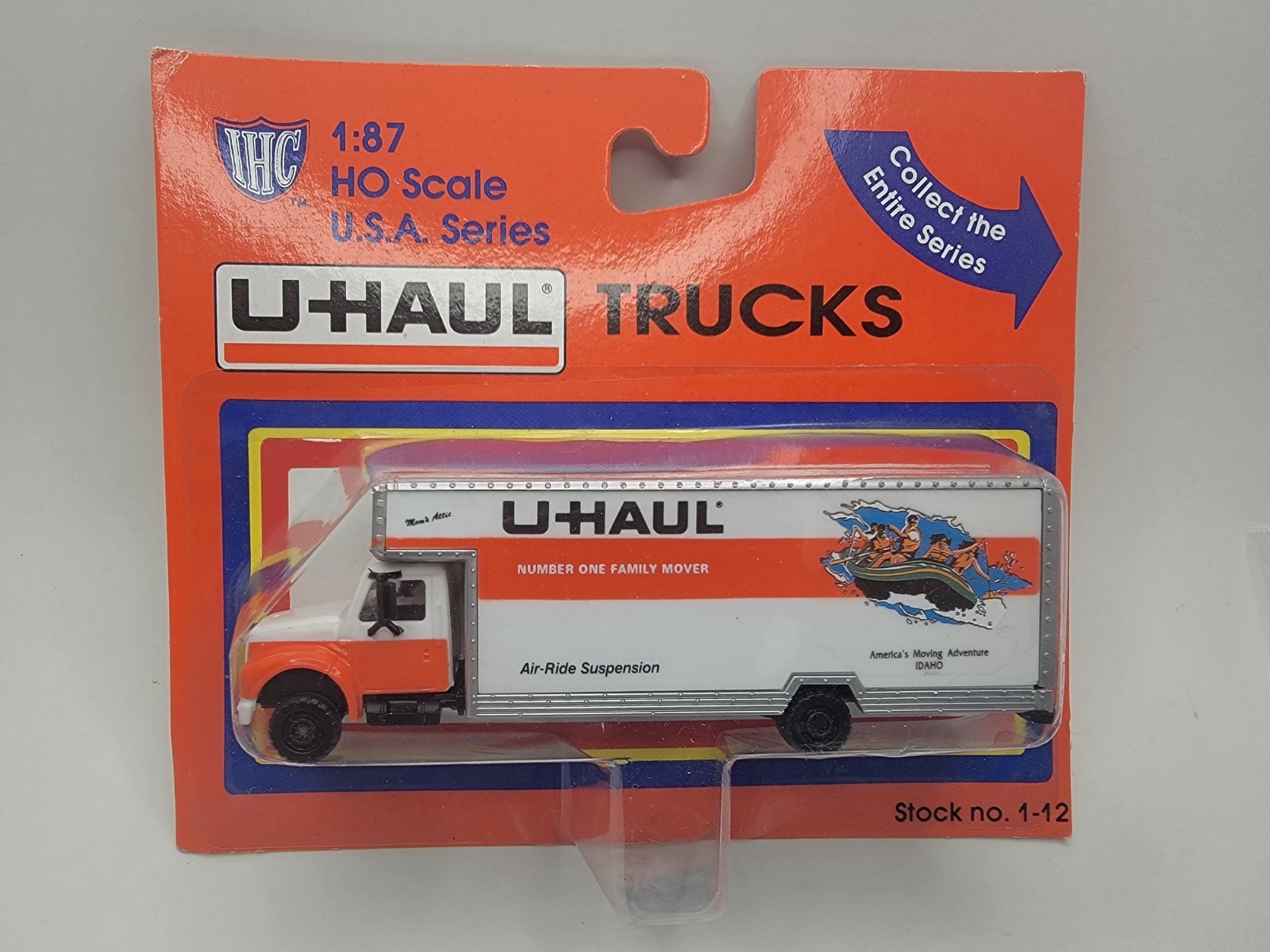 U HAUL TRUCK DECORATED FOR IDAHO, USA SERIES U HAUL TRUCKS BY IHC NEW HO SCALE