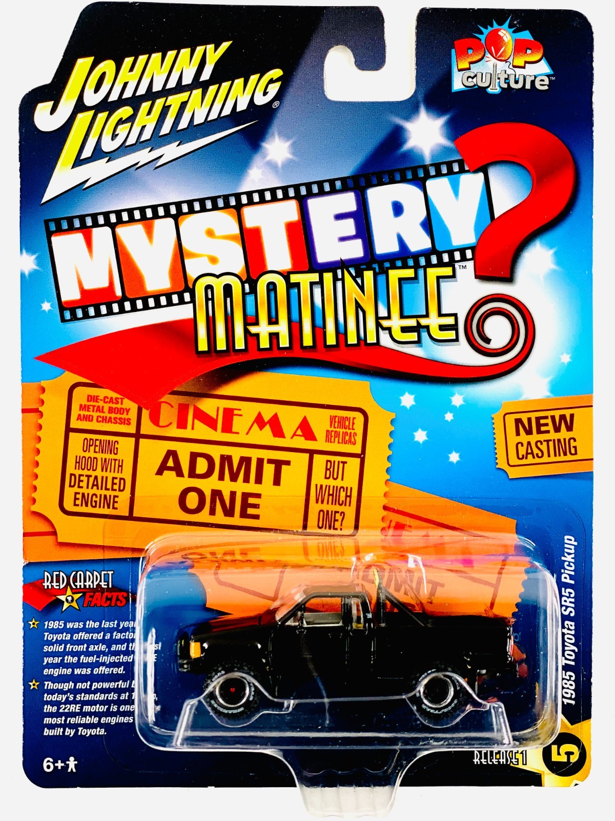 Johnny Lightning Pop Culture Back to the Future 1985 Toyota SR5 Pickup Truck