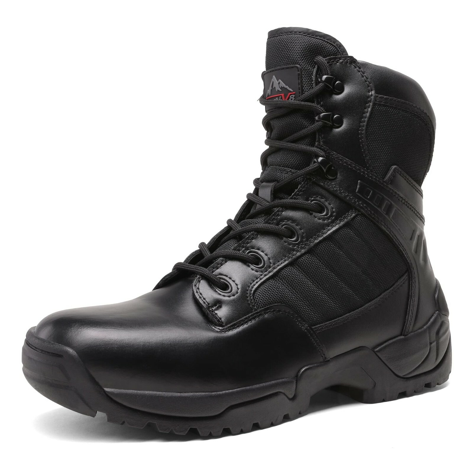 NORTIV8 Men's Military Tactical Work Boots Side Zipper Hiking Combat Boots Shoes NORTIV8 Men's Military Tactical Work Boots Side Zipper Hiking Combat Boots Shoes