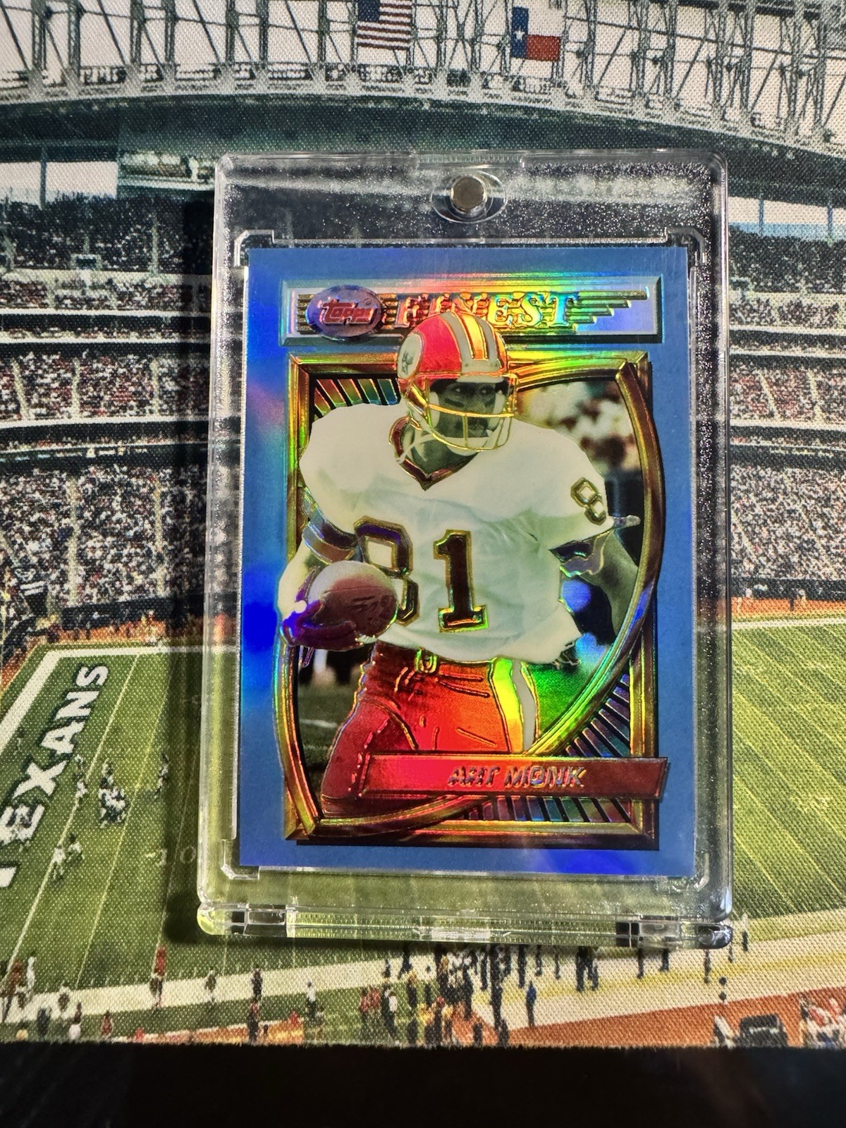 1994 Topps Finest ✨REFRACTOR✨ #113 Art Monk ✅ Rare Sp ✅ Redskins