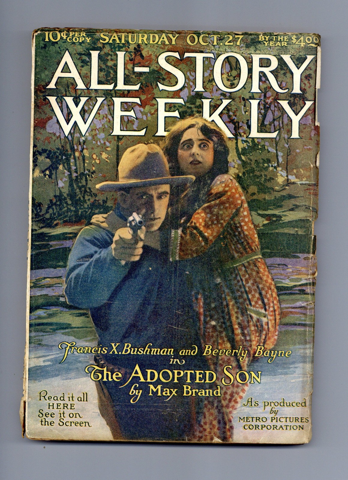 All-Story Weekly Pulp Oct 1917 Vol. 77 #1 VG