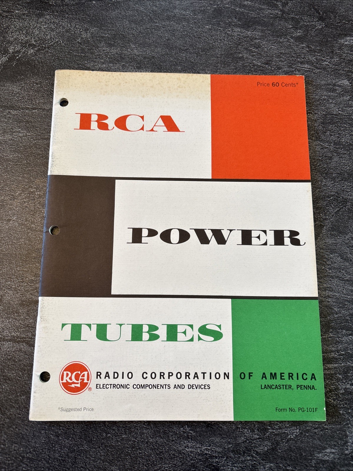 Vintage RCA Power Tubes Catalog 1963 Applications Data Manual LOC F Vintage RCA Power Tubes Catalog 1963 Applications Data Manual LOC F