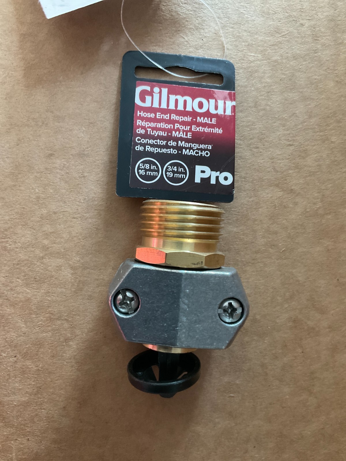Gilmour 5/8 & 3/4 in. Brass/Zinc Threaded Male Clamp Coupling MFR #: 801324-1001 Gilmour 5/8 & 3/4 in. Brass/Zinc Threaded Male Clamp Coupling MFR #: 801324-1001