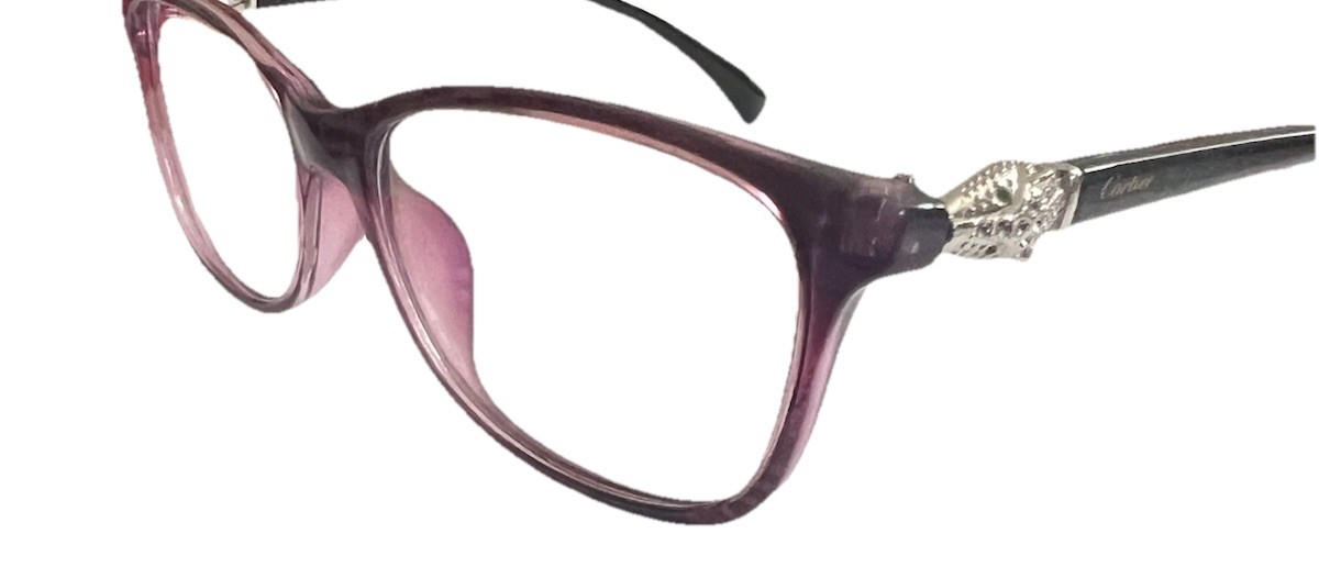 Cartier Eyeglasses Frame,Woman,54,16,140,purple &Black,(Sale Price)nice Quality