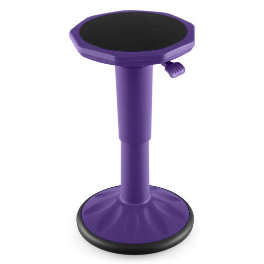 Costway Adjustable-Height Wobble Chair Active Learning Stool for Office Stand Up Costway Adjustable-Height Wobble Chair Active Learning Stool for Office Stand Up