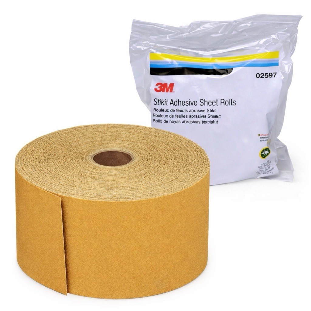 3M 02597 2597 Stikit Gold Abrasive Sanding Block Filler Sheet Roll 120 Grit 🔥 3M 02597 2597 Stikit Gold Abrasive Sanding Block Filler Sheet Roll 120 Grit 🔥
